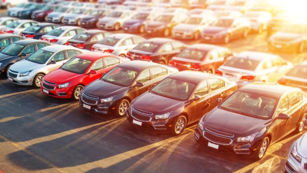 Japanese vehicle auction lot